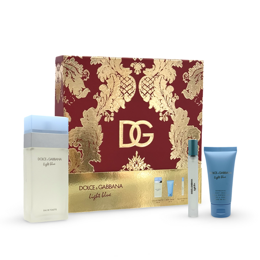 gift set light blue by dolce & gabbana