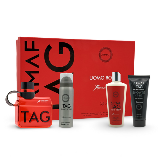 gift set tag uomo rosso by armaf
