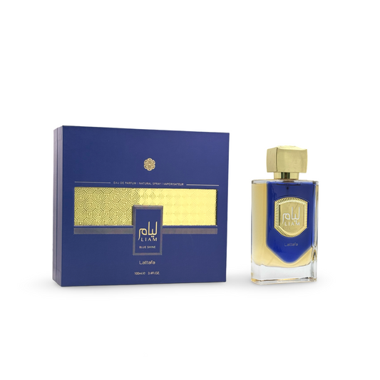 liam blue shine by lattafa