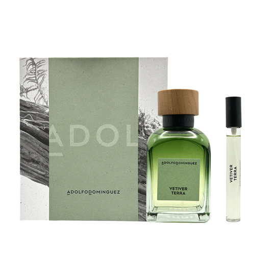 gift set vetiver terra hombre by adolfo domínguez