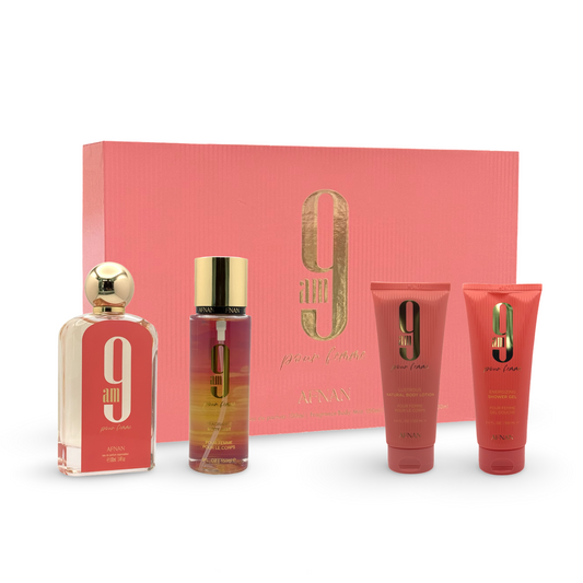 gift set 9 am pour femme by afnan