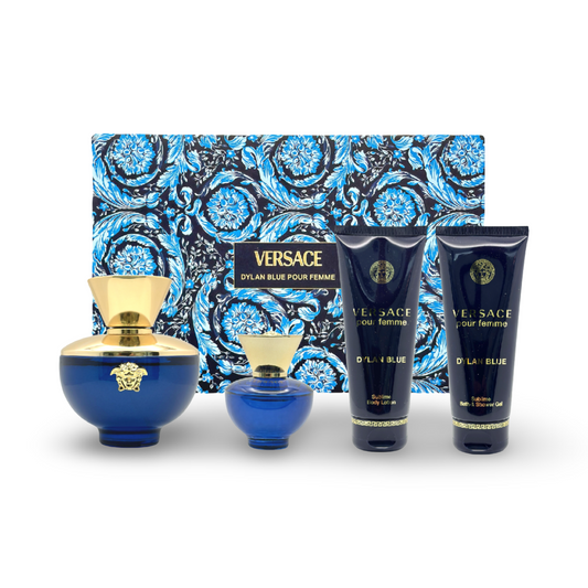 gift set dylan blue pour femme by versace edp