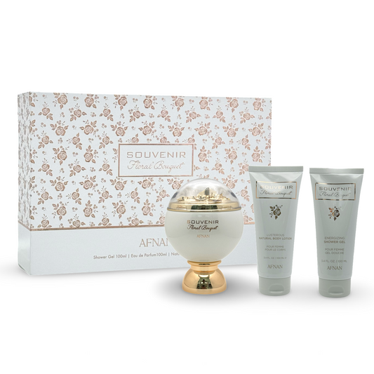 gift set souvenir floral bouquet by afnan