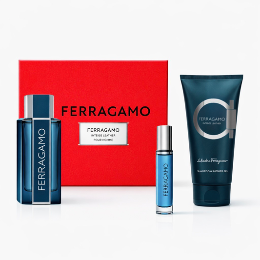 gift set intense leather by salvatore ferragamo