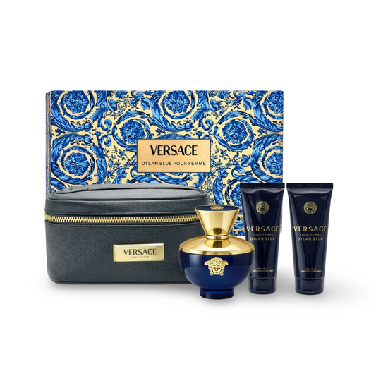 gift set dylan blue pour femme by versace 4pcs