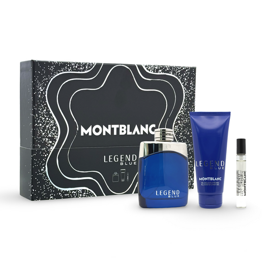 gift set montblanc legend blue for men