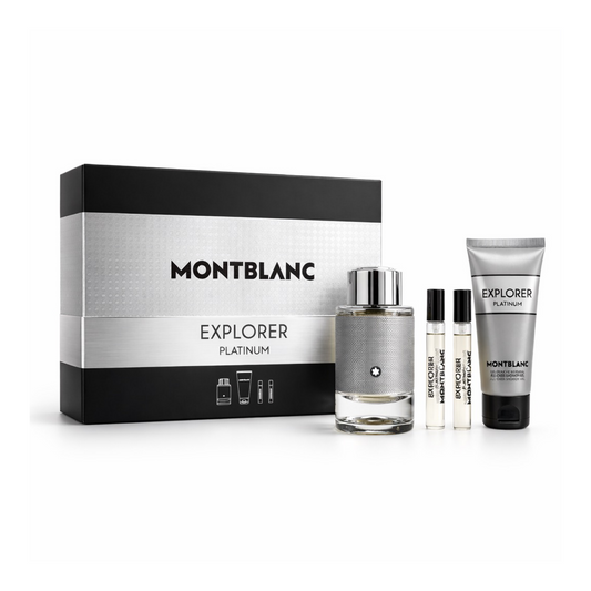gift set explorer platinum by montblanc