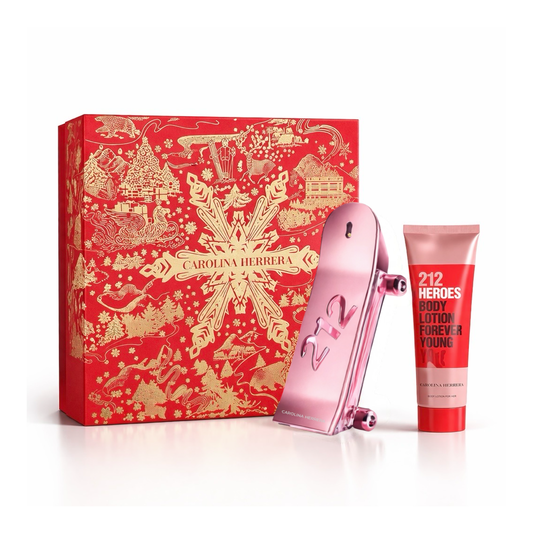 gift set 212 heroes by carolina herrera 2pcs for woman