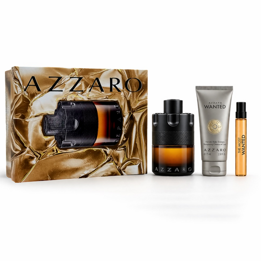 gift set the most wanted parfum by azzaro 3pcs